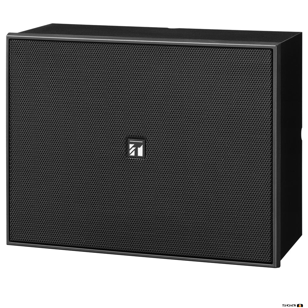 TOA BS678B 6W 6" Twin Cone Wood Box/Metal Grille, 100V line - black