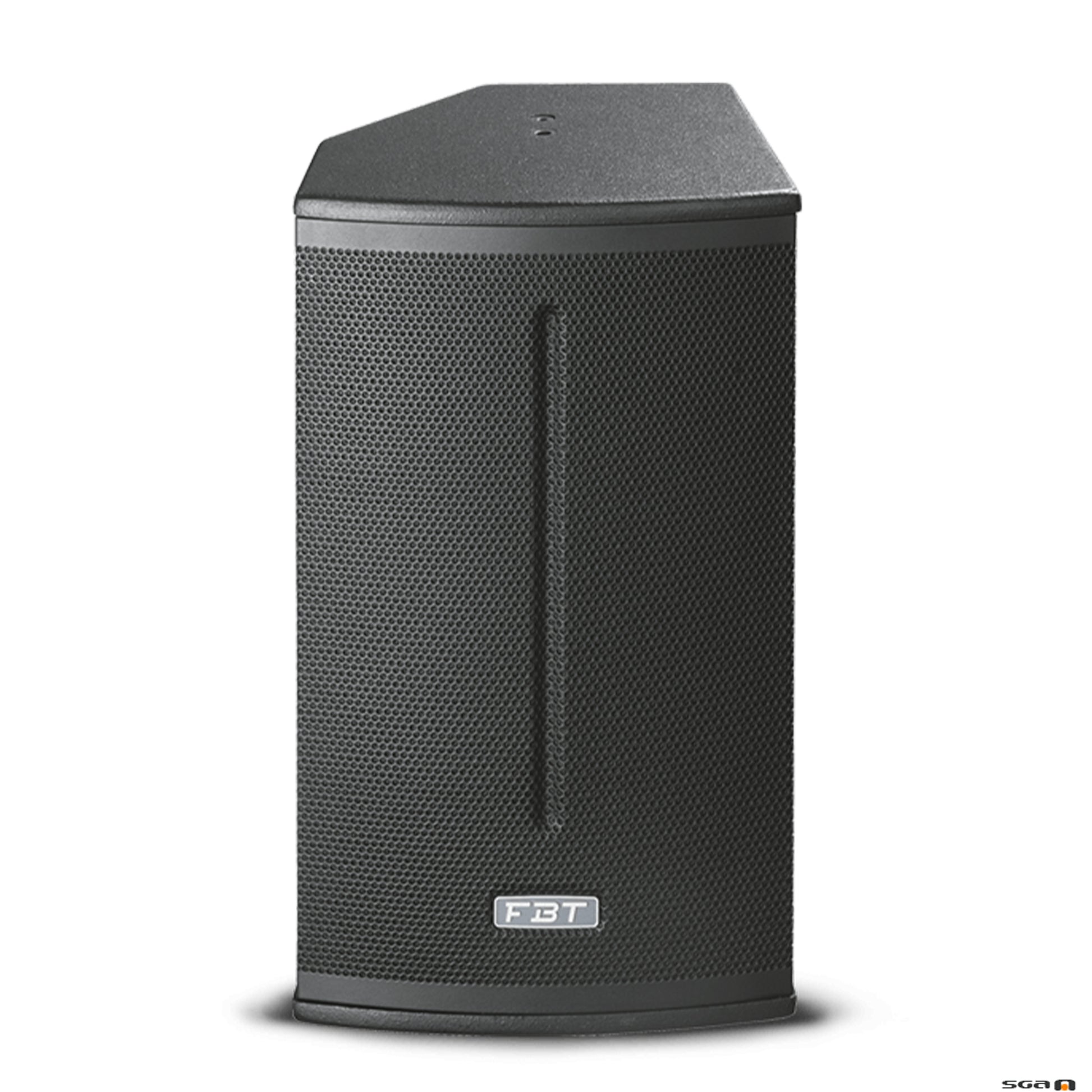 FBT black 10"/1" self-powered plywood speaker with Bluetooth.