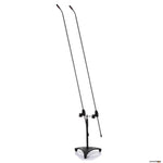 JTS JP-FGM62DU Dual long gooseneck mic, carbon shaft, short stand, two sets of three capsules included (omni, cardioid, supercardioid)