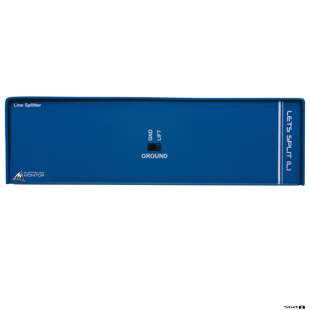 Australian Monitor LETSPLITL a balanced line level splitter w/ a balanced XLR line level input