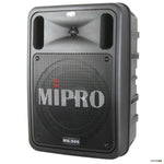 Mipro MA505R2DPM3 portable PA speaker system with handle, lithium battery and 2 inbuilt wireless receivers