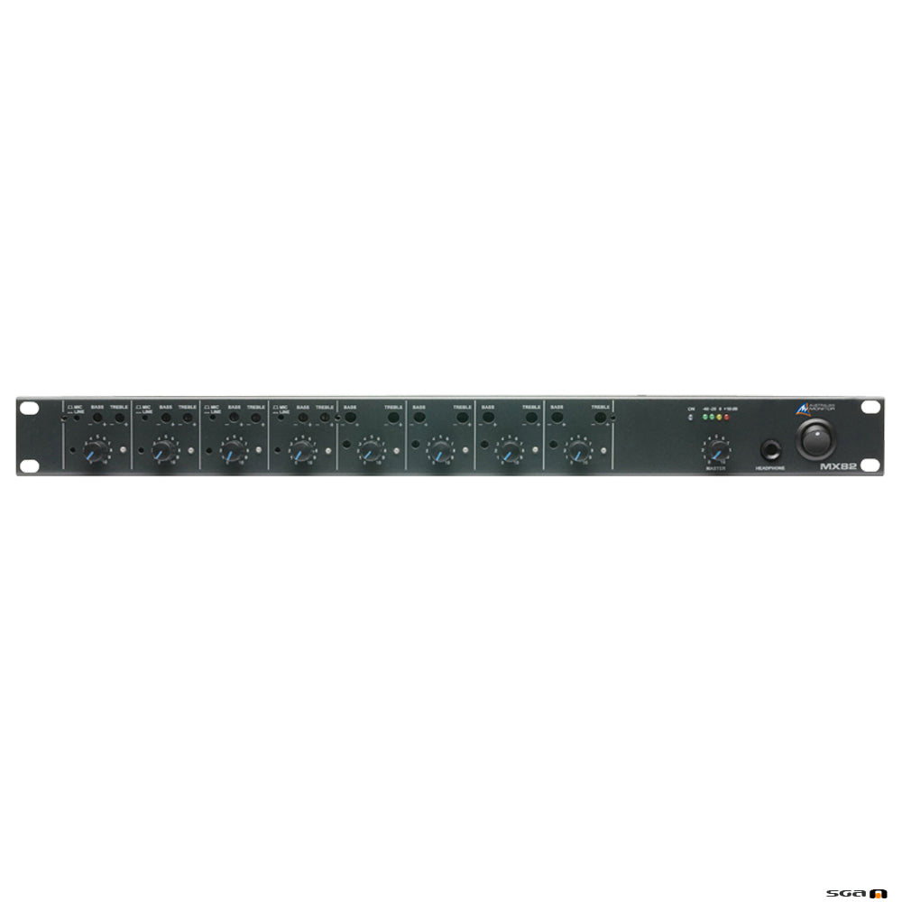 Australian Monitor MX82 8 ch stereo mic/line, direct outs. 4 mic/line & 4 stereo line inputs.