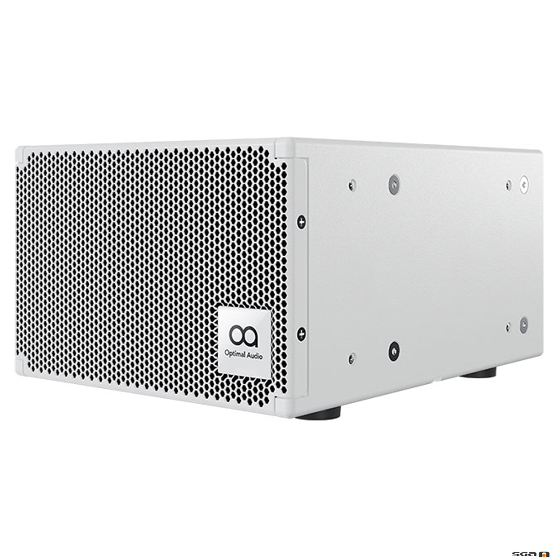 Sub 6 is an ultra-compact, passive 6” subwoofer in white