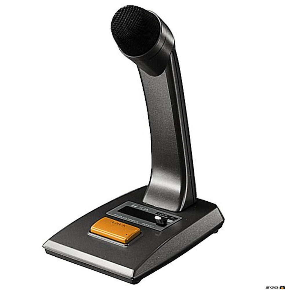 TOA PM660XLR Desk Paging Mic with a 2.5M Cable and Terminated with a 3pin XLR.