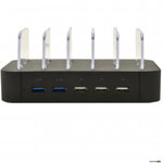 Univox IR-USB is a five position charging holder for TeamTalk pendant transceivers.