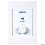 Australian Monitor white linear volume control