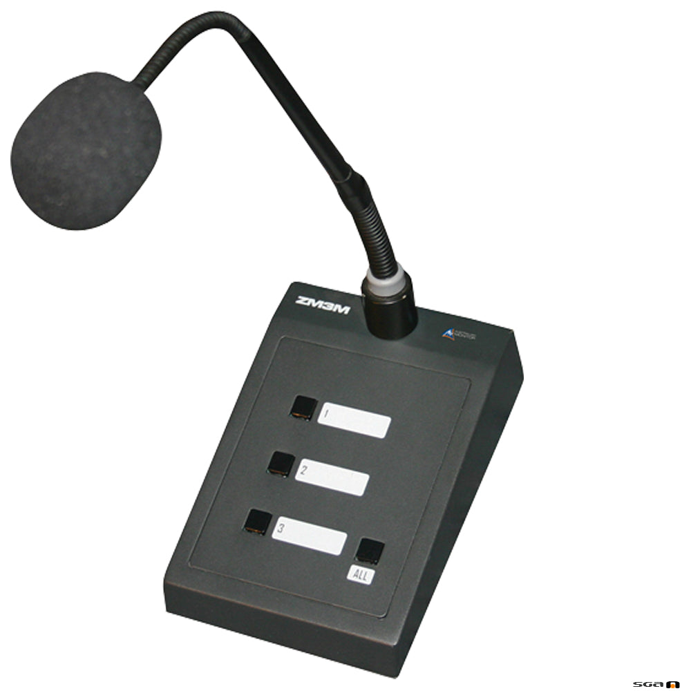 Australian Monitor ZM3M ZONEMIX3 remote microphone paging station