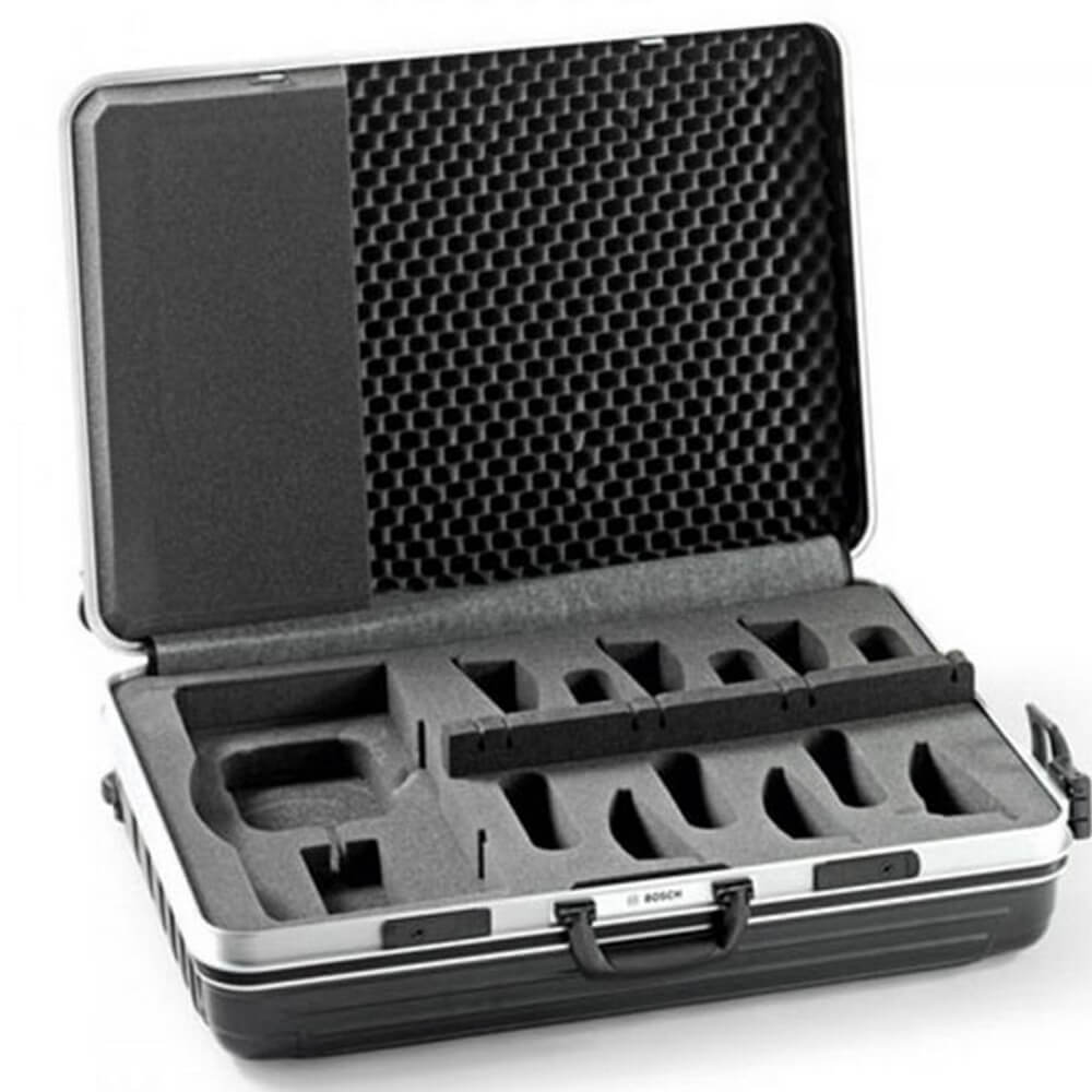 Bosch CCSD-TC2 CCS 1000 D Transport Case for up to 1 x CCS 1000 Control unit plus 6 delegate units. Sturdy, stylish construction and shaped foam interior