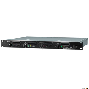 TOA DA250FH Class D Power Amplifier 4 x 250W 100V line 1RU High and 6.8kg weight