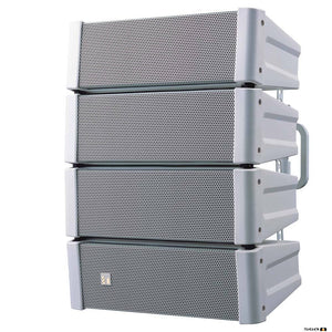 TOA HX5W 600W White Variable Dispersion Spkr, Bass Reflex, 8 Ohm, 70Hz-20kHz, 96-99dB, designed for indoor use.