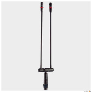 JTS GM5212LDU 12" dual gooseneck mic, supercardioid, 3-pin XLR, LED. Provides consistent sound quality and adjustable through 160 degree.