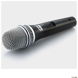 JTS JP-TX7 Slim dynamic mic with switch, for instrument or vocals, includes XLR cable.  Delivers superb performance at a modest cost.