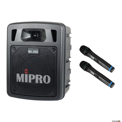 Mipro MA300D + 2 x ACT32H-5 Wireless Microphones