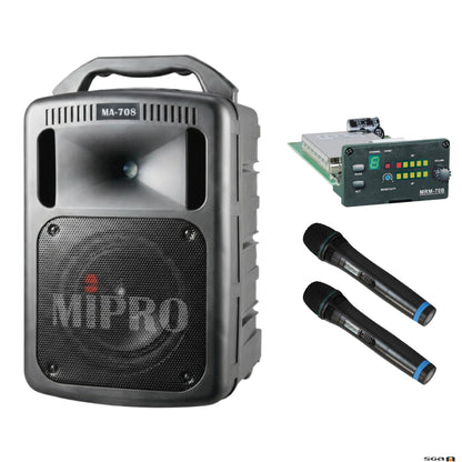 Mipro MA708PAMB5 +2 x ACT32H-5 Wireless Handheld Microphones