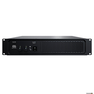 Black audio amplifier 