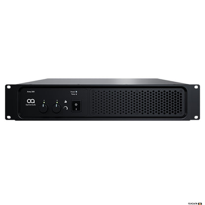 Black audio amplifier 