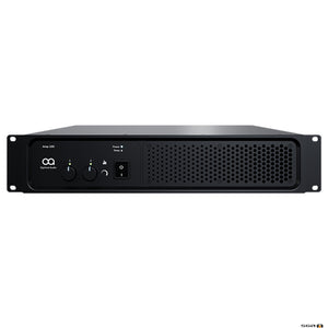 Black audio amplifier