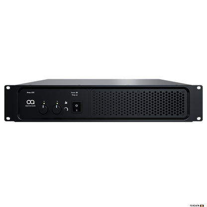 Black audio amplifier