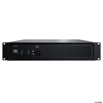 Black audio amplifier 