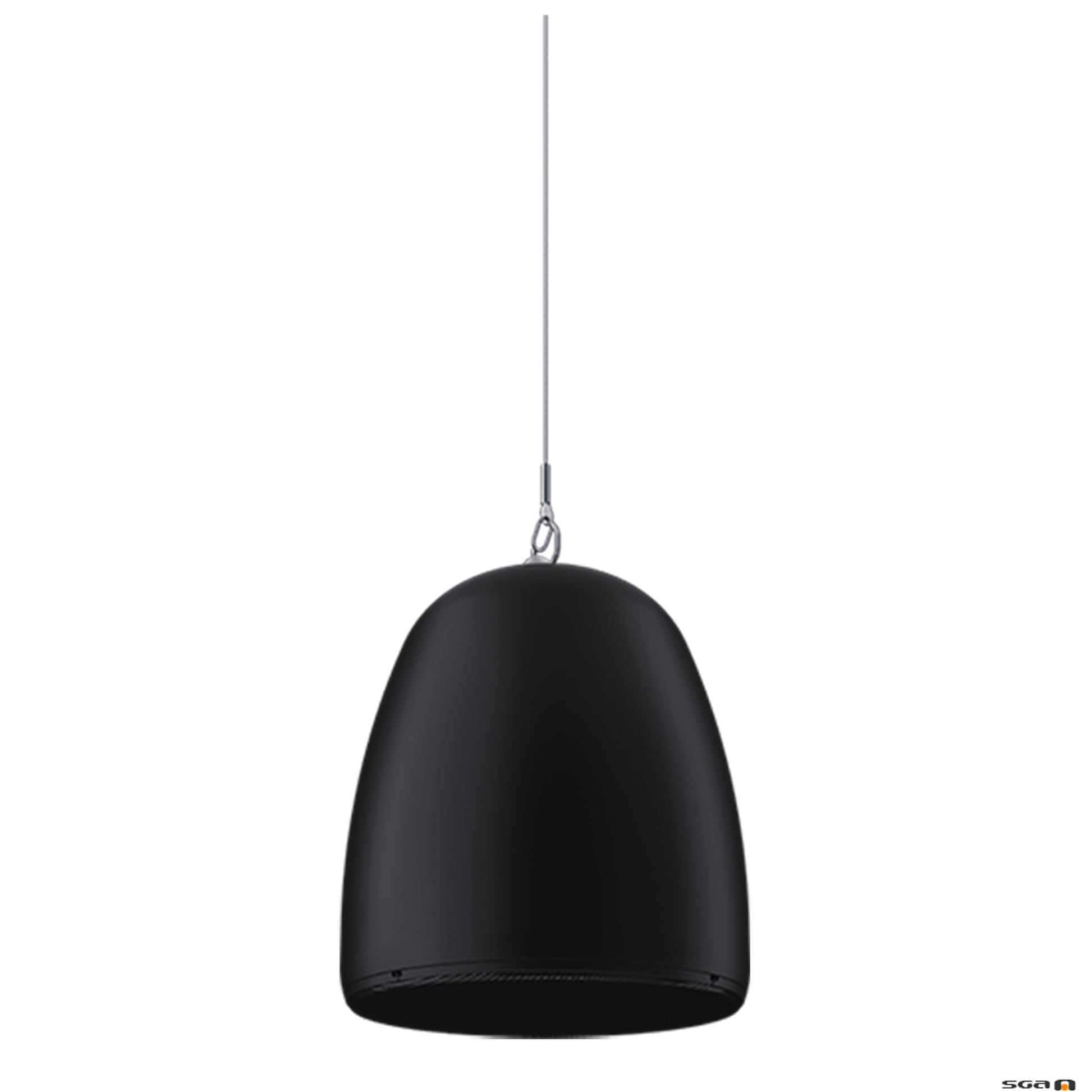 Black pendant light speaker
