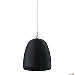 Black pendant light speaker