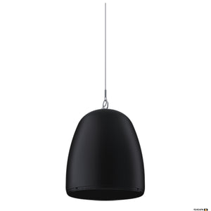 Black pendant light speaker