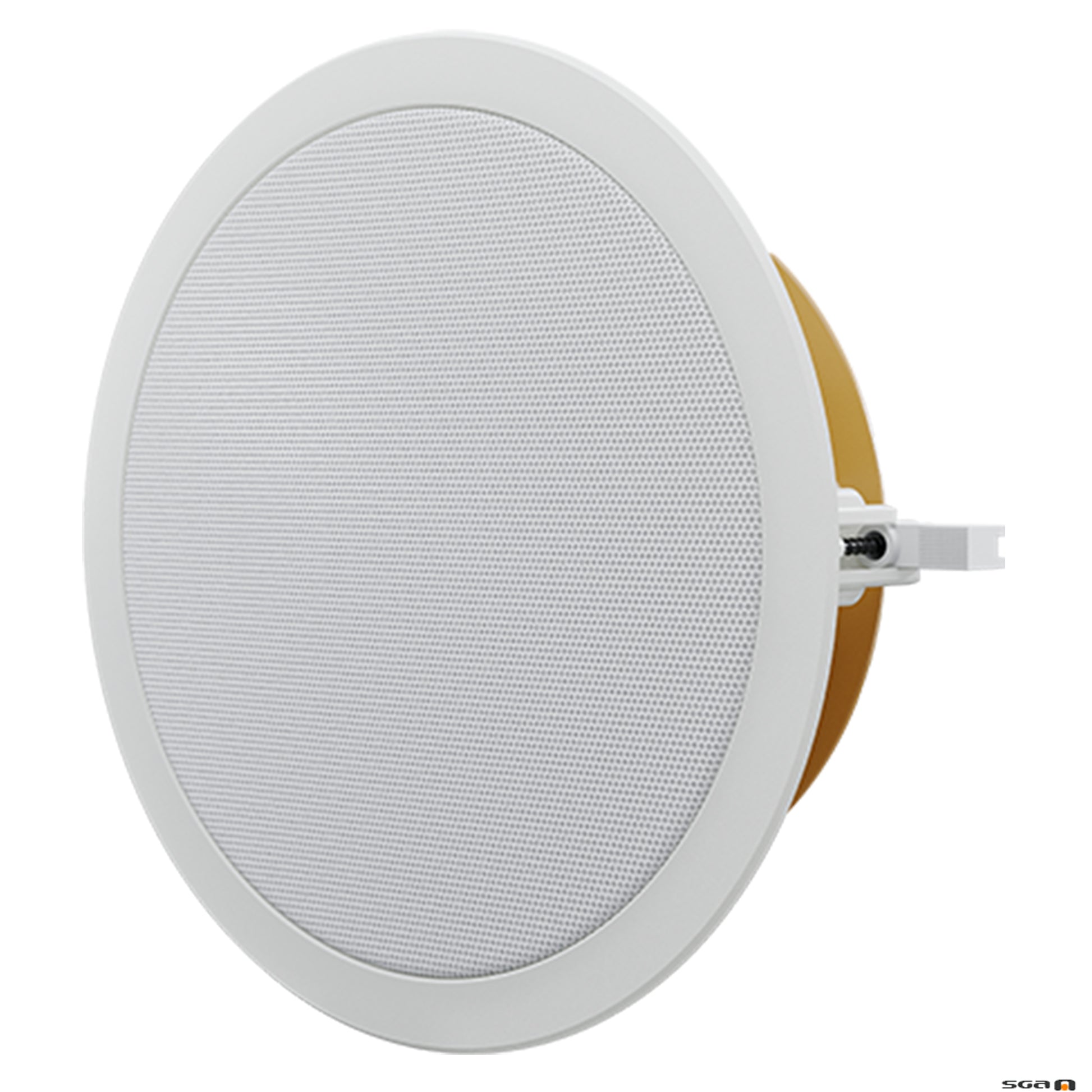 Ceiling speaker with white grille 