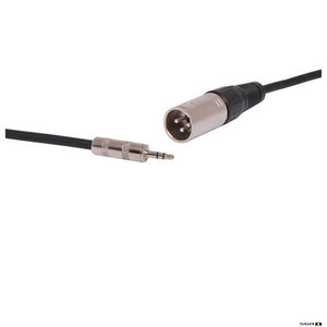 Redback P0766 1m XLR Male To Stereo 3.5mm Plug