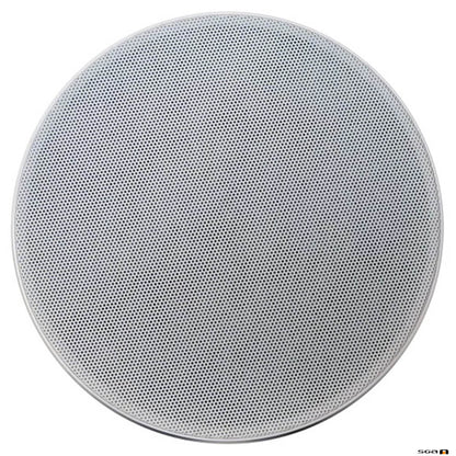 Australian Monitor QFC6CS 2 way coaxial ceiling speaker, 6 inch woofer & 25mm tweeter. 100V Taps 20, 10, 5, 2.5 watts. 208mm cut-out.