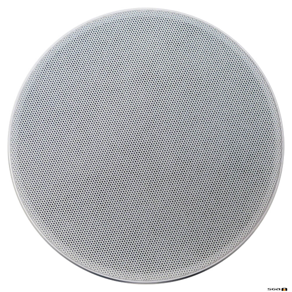 Australian Monitor QFC8CS 2 way coaxial ceiling speaker, 8 inch woofer & 25mm tweeter. 100V Taps 30, 15, 7.5, 3.75 watts. 248mm cut-out.