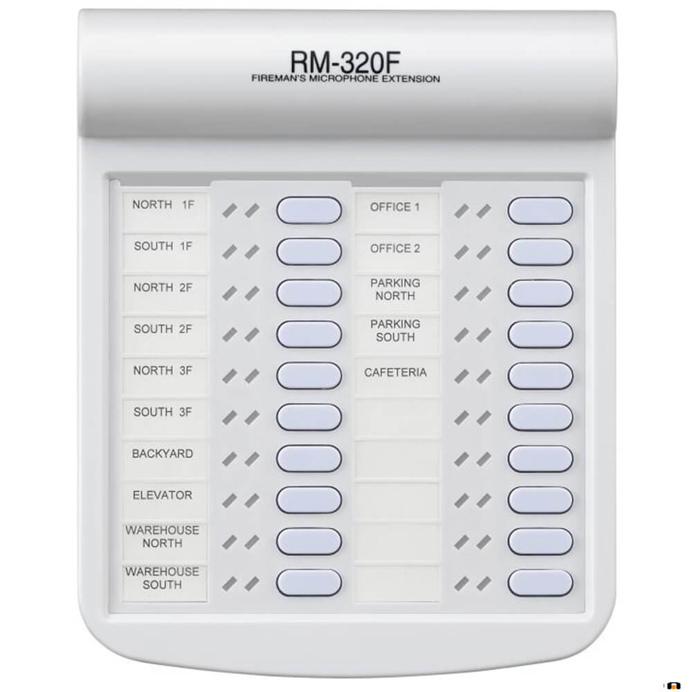 TOA RM320F Emergency Zone Microphone Extension Board for RM300MF