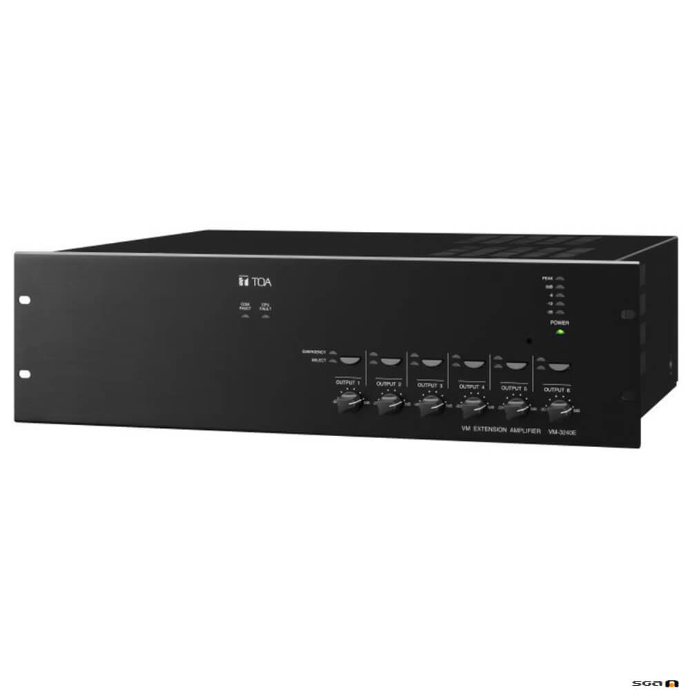 TOA VM3360E 360W 6 zone extension amplifier