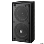 TOA TZ206BWP 20W Black Column Speaker, 2x 100 mm drivers, 100V line 150Hz-13kHz, 89dB - IP65