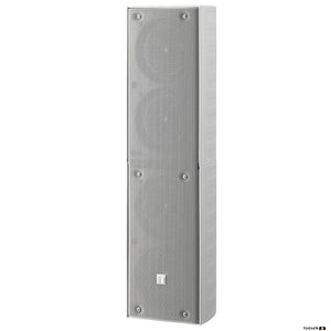 TOA TZ406WWP 40W White Column Speaker, 4x 100 mm drivers, 100V line 150Hz-13kHz, 92dB - IP65