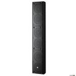 TOA TZ606BWP 60W Black Column Speaker, 6x 100 mm drivers, 100V line 150Hz-13kHz, 94dB - IP65