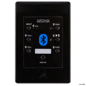 Programmable Bluetooth Audio Wall Plate Receiver, black
