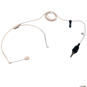 TOA YPM5000H Beige headset microphone, omnidirectional for 5000 series with 3.5mm plug