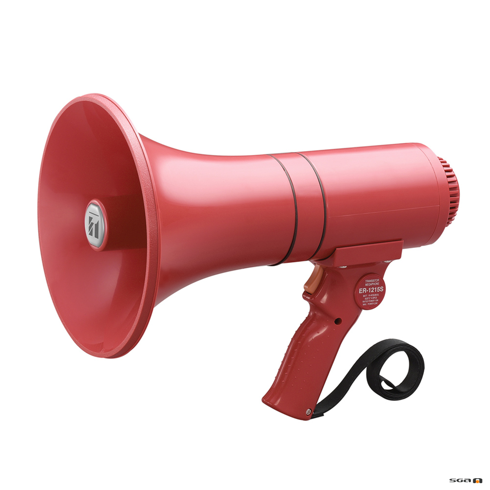 TOA ER1215S megaphone with siren - red