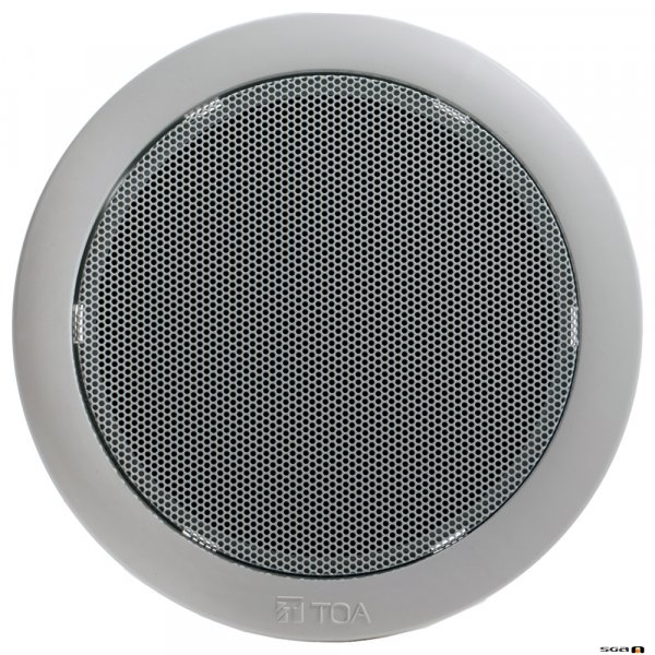 TOA PC648R 6W 5" Single Cone Speaker, Metal Grille, WHITE