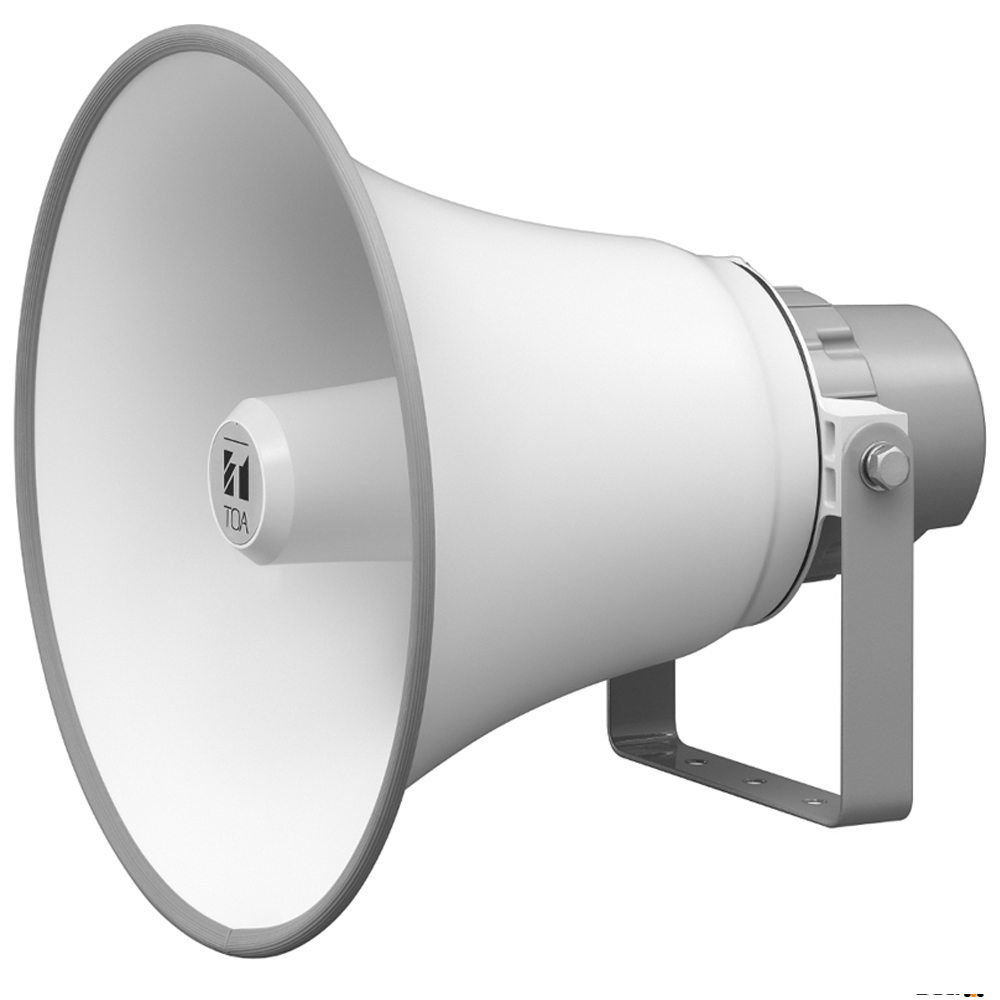 TOA TC651M 50W Reflex Horn Speaker 400mm (IP65), 200Hz-6kHz, 111db SPL @ 1W/1m, 100V