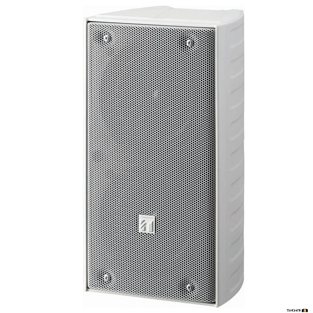 TOA TZ206WWP 20W White Column Speaker, 2x 100 mm drivers, 100V line 150Hz-13kHz, 89dB - IP65