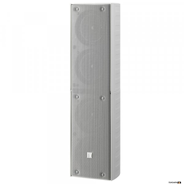 TOA TZ406WWP 40W White Column Speaker, 4x 100 mm drivers, 100V line 150Hz-13kHz, 92dB - IP65