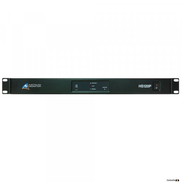 Australian Monitor HS120P 1 x 120W Power Amplifier, USB/RS232 Control with mini DSP.