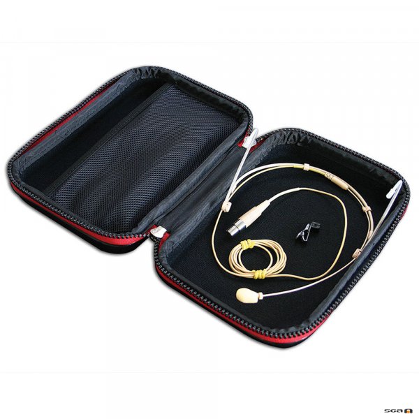 Chiayo CC07 Protective Storage Case open with head microphone