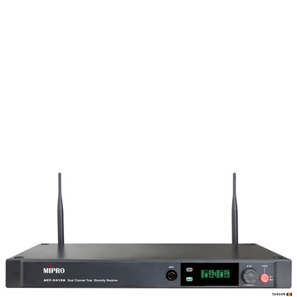 MIPRO ACT2412A Dual Channel 2.4GHz Digital Diversity Receiver