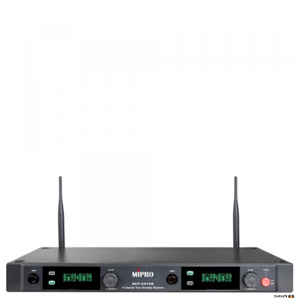 MIPRO ACT2414A Four Channel 2.4GHz Digital Diversity Receiver
