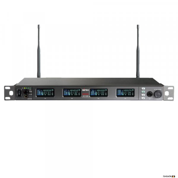 Mipro ACT848 Wideband Digital Diversity Quad Wireless Receiver front