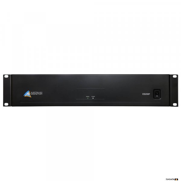 Australian Monitor ES250P power amplifier, 120 watts at 100 volt or 4 ohm, 2RU 