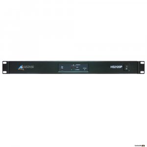 Australian Monitor HS2250P Power Amplifier: 2 x 250 watts, 100 volt line or low impedance with mini DSP.