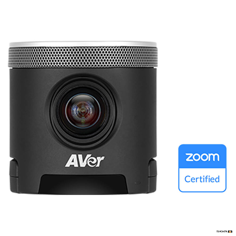 Aver CAM340+ Professional Video Conference Camera and displaying Zoom Certification